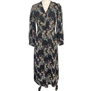 Nanushka Floral Maxi Dress Size Small Button Down Long Sleeve NWT Net-a-Porter